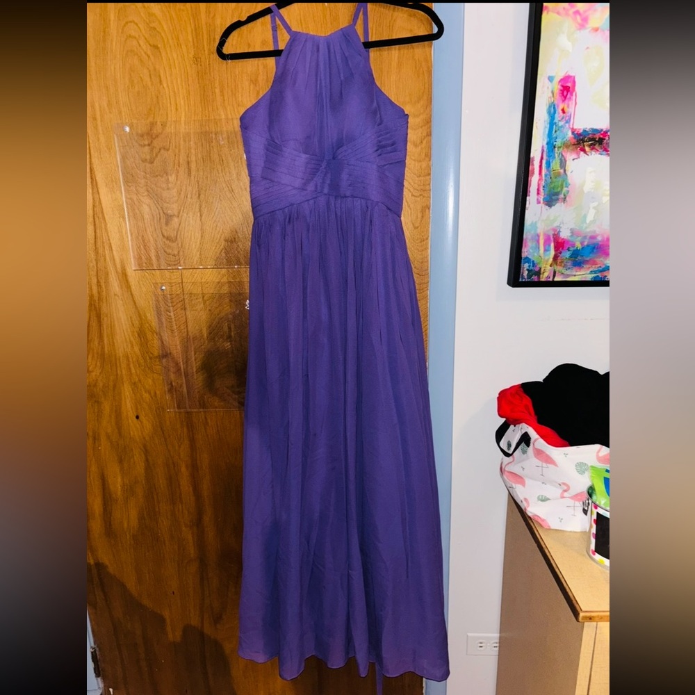 Elegant Purple Wedding Dress